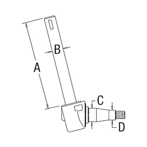 105018 | Spindle - Right Hand | Massey Ferguson 255 270 275 275 282 283 283 290 290 |  | 897475M96 | 897475M93 | 897475M95