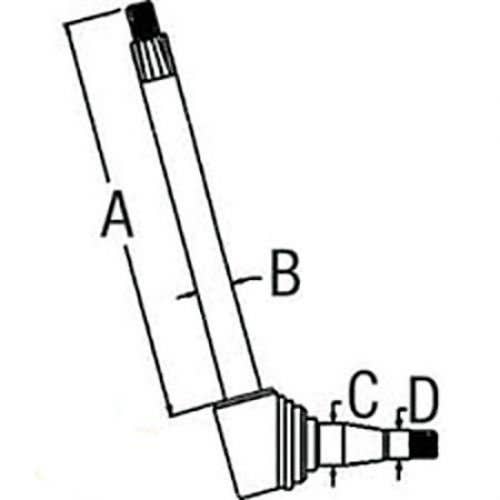 105028 | Spindle - Right Hand | Massey Ferguson 2675 2705 |  | 3040893M92 | 3046436M91 | 3046436V91