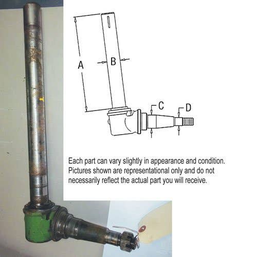 Used Spindle - Right Hand Or Left Hand fits John Deere 2020 1020 1520 1530 2020 2030 2755 2440 2640 2630 2240 AR103471 Used Spindle - Right Hand Or Left Hand fits John Deere 2020 1020 1520 1530 2020 2030 2755 2440 2640 2630 2240 AR103471
