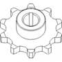 152742 | Sprocket - Clean Grain Elevator | John Deere 9770 9870 | | H228385 152742 | Sprocket - Clean Grain Elevator | John Deere 9770 9870 | | H228385