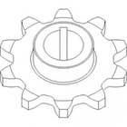 152743 | Sprocket | John Deere 9770 9870 | | H228383