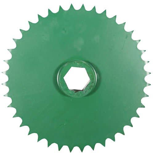 121257 | Sprocket - Upper Drive Roll | John Deere 330 330 335 335 375 385 430 430 435 435 446 447 447 448 448 449 456 457 458 466 467 530 535 540 545 546 547 550 550 556 557 558 559 566 567 |  | AE39654 | AFH205815