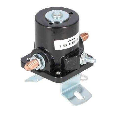 105688 | Starter Solenoid - 6 Volt - 3 Terminal | Ford 2N 8N 9N |  | 12323155 | 12336880 | U938 | 8N11450 | SW218 | SW355 | 1831810  | 8N11001  | 8N11001R | 8N11002 | 9N11001  | 9N11002