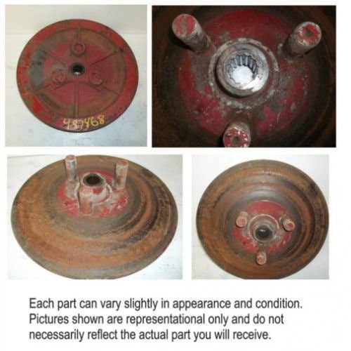 497468 | Stationary Rotor Drive Pulley Assembly | Case IH 1620 1640 1660 1680 | International | Farmall | IH 1420 1440 1460 1470 1480 |  | 193622C92 | 193622C91