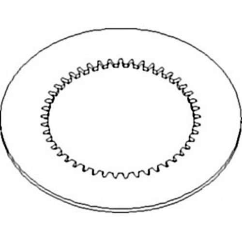 127155 | Steel Clutch Disc | John Deere 550 550 550A 550A 550B 550B 555 555 555A 555A 555B 555B |  | T44804