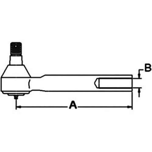 Steering Cylinder End fits Massey Ferguson 3060 3050 3426336M1 Steering Cylinder End fits Massey Ferguson 3060 3050 3426336M1