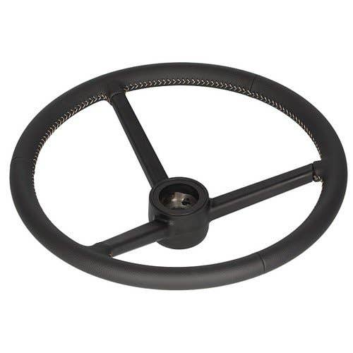 140528 | Steering Wheel - Leather Wrapped - Black | John Deere R4030 R4045 SE6010 SE6020 SE6100 SE6110 SE6120 SE6200 SE6210 SE6220 SE6300 SE6310 SE6320 SE6400 SE6410 SE6420 SE6520 SE6620 5075M 5085M 5090M 5100M 5100MH 5115M 6010 |  | AL173828 | RE282643