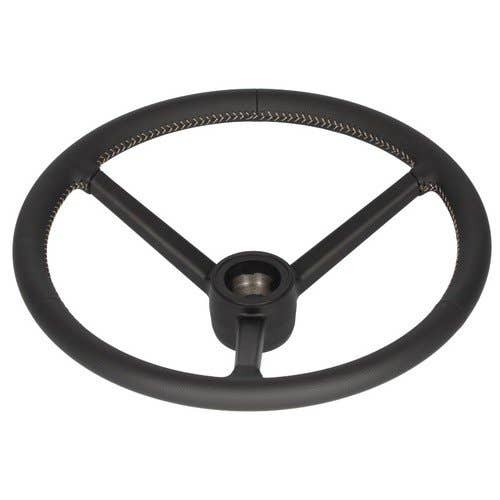 140528 | Steering Wheel - Leather Wrapped - Black | John Deere R4030 R4045 SE6010 SE6020 SE6100 SE6110 SE6120 SE6200 SE6210 SE6220 SE6300 SE6310 SE6320 SE6400 SE6410 SE6420 SE6520 SE6620 5075M 5085M 5090M 5100M 5100MH 5115M 6010 |  | AL173828 | RE282643