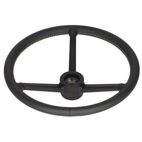 140528 | Steering Wheel - Leather Wrapped - Black | John Deere R4030 R4045 SE6010 SE6020 SE6100 SE6110 SE6120 SE6200 SE6210 SE6220 SE6300 SE6310 SE6320 SE6400 SE6410 SE6420 SE6520 SE6620 5075M 5085M 5090M 5100M 5100MH 5115M 6010 |  | AL173828 | RE282643