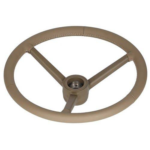 164802 | Steering Wheel - Leather Wrapped - Brown | John Deere R4030 R4045 SE6010 SE6020 SE6100 SE6110 SE6120 SE6200 SE6210 SE6220 SE6300 SE6310 SE6320 SE6400 SE6410 SE6420 SE6520 SE6620 5075M 5085M 5090M 5100M 5100MH 5115M 6010 |  | AL173828 | RE282643