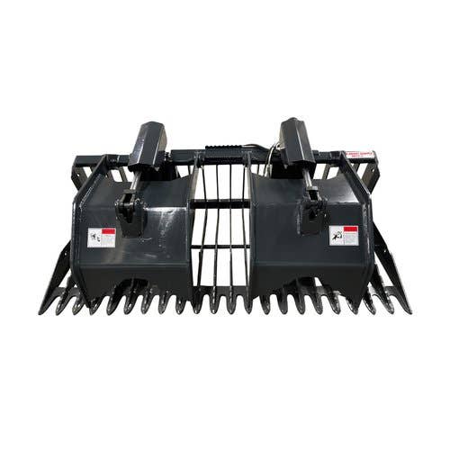 122173 | Stout - Skid Steer | Rock Grapple Bucket (Open Sides) | 72" Width |