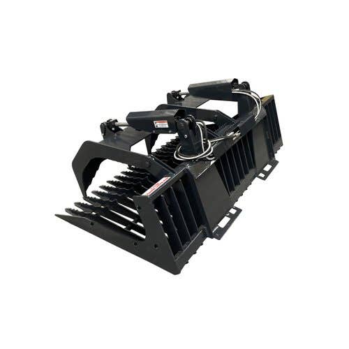 122173 | Stout - Skid Steer | Rock Grapple Bucket (Open Sides) | 72" Width |