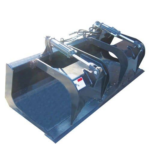122607 | Stout - Skid Steer | Flat Bottom | Grapple Bucket | 72" Width |