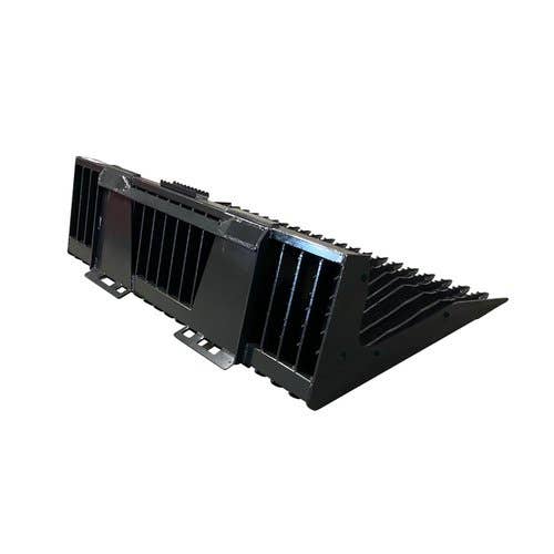 122176 | Stout - Skid Steer | Rock Bucket (Open Sides) | 72" Width |
