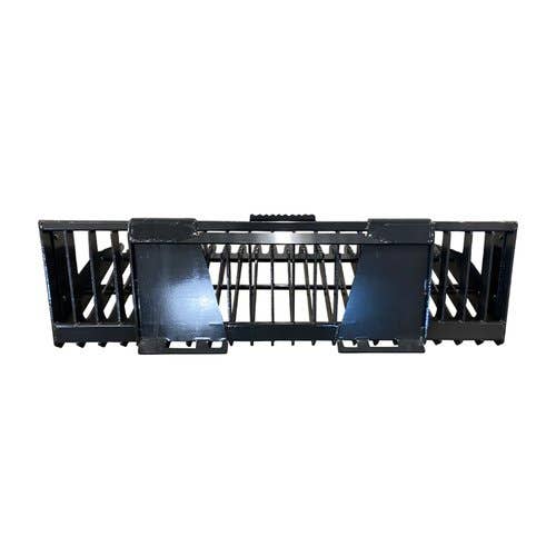 122176 | Stout - Skid Steer | Rock Bucket (Open Sides) | 72" Width |