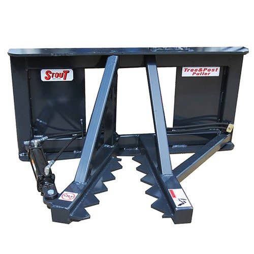 128343 | Stout - Skid Steer | Tree & Post Puller |