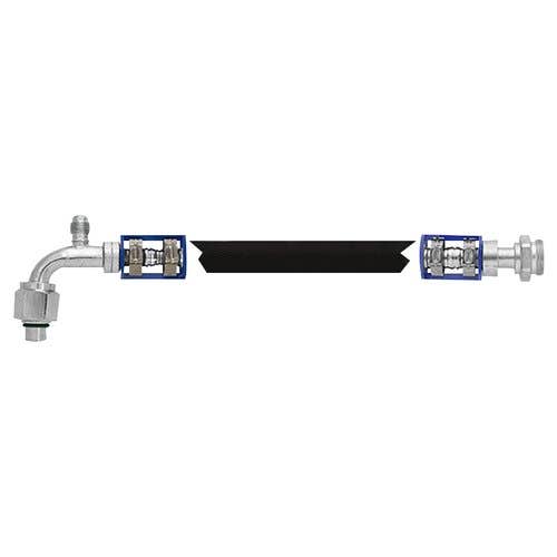 Suction Quick Coupler to Evaporator Hose fits New Holland TM115 TM120 TM125 TM130 TM135 TM140 TS90 TS100 TS110 TS115 82019421 fits Case IH 82019421 Suction Quick Coupler to Evaporator Hose fits New Holland TM115 TM120 TM125 TM130 TM135 TM140 TS90 TS100 TS110 TS115 82019421 fits Case IH 82019421