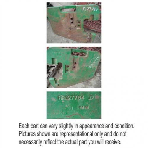 419702 | Suitcase Weight | John Deere 4720 4730 4830 5045 5055 5065 5065M 5075 5075M 5076EF 5083 5085M 5093 5095M 5101 5103 5104 5105 5105M 5105ML 5203 5204 5225 5303 5325 5415 5425 5525 5603 5615 5625 5715 5725 6100 6100D 6105M 6110 6110D |  | R127764
