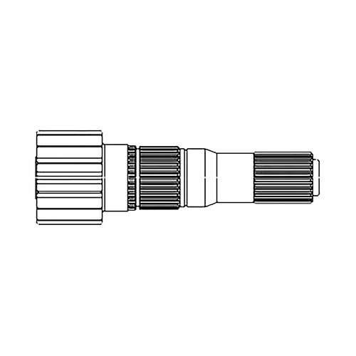 192602 | Sun Gear Shaft - Left Hand | Case IH Magnum 215 Magnum 235 Magnum 245 Magnum 250 Magnum 260 7130 7140 7150 7230 7240 7250 |  | 94651C2