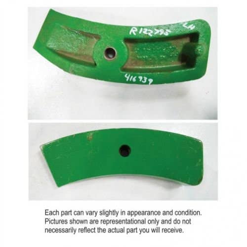 416939 | Sway Block - Left Hand | John Deere 8100 8110 8110T 8200 8210 8210T 8300 8310 8310T 8400 8410 8410T |  | R122795