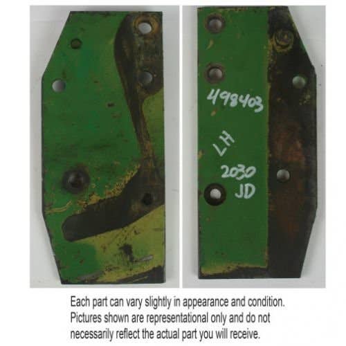 498403 | Sway Block Support Plate - Left Hand | John Deere 300 300 820 830 920 930 1020 1030 1120 1130 1520 1530 1630 2020 2020 2030 2040 2120 2150 2155 2240 2255 2350 2355 2440 2630 2640 2750 2755 |  | AT20168