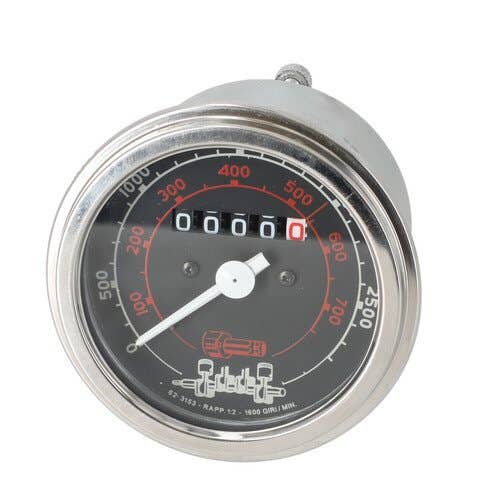 128407 | Tachometer Gauge - Chrome Bezel | Allis Chalmers 5040 5045 5050 | FIAT 450 480 500 540 550 600 640 900 1000 | Long 260 310 350 360 445 460 510 550 560 610 | |  | 72091876 | 4334916 | TX12360 | 677532A | 5221000 | 31-2905057 | 72089939 | 4334916V