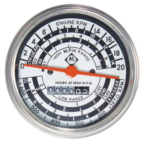 Tachometer Gauge fits Allis Chalmers D17 70242374 70230062