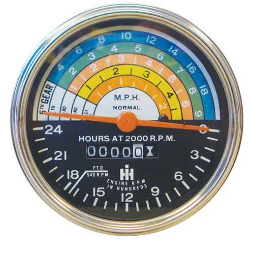 121658 | Tachometer Gauge | International | Farmall | IH 340 340 |  | 371243R92