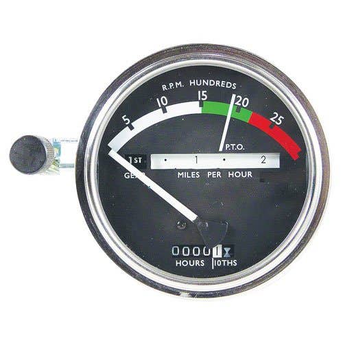 Tachometer Gauge - White Needle fits John Deere 4020 600 4000 4520 4620 600 AR32827 AR39902 AR45445 AR48022 AR50403 RE206857 AR50407