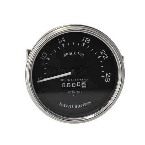 133328 | Tachometer Gauge with Logo | David Brown 885 990 995 996 1210 1212 1410 1412 |  | K942232 | K942227 | K955273