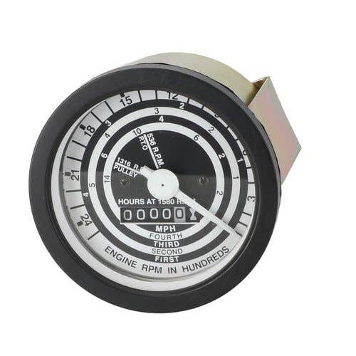 Tachometer (Proofmeter) Gauge - Black Bezel fits Ford 8N 8N17360A1 86520180 Tachometer (Proofmeter) Gauge - Black Bezel fits Ford 8N 8N17360A1 86520180
