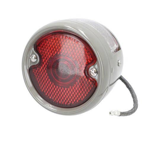 184023 | Tail Light Assembly - 6V | Taurus | Grey Powder Coated | Restoration Quality | Ford 2N 9N |  | 9N13404
