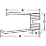 152536 | Tedder Tooth - Right Hand | Teeth | Lely Gemini 300 | | 4101101390 | 4.1011.0139.0 | L4101101390Z 152536 | Tedder Tooth - Right Hand | Teeth | Lely Gemini 300 | | 4101101390 | 4.1011.0139.0 | L4101101390Z