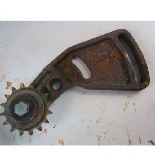 Used Tensioner Sprocket Assembly RH fits Bobcat 600 610 611 500 6502619 6502598 Used Tensioner Sprocket Assembly RH fits Bobcat 600 610 611 500 6502619 6502598