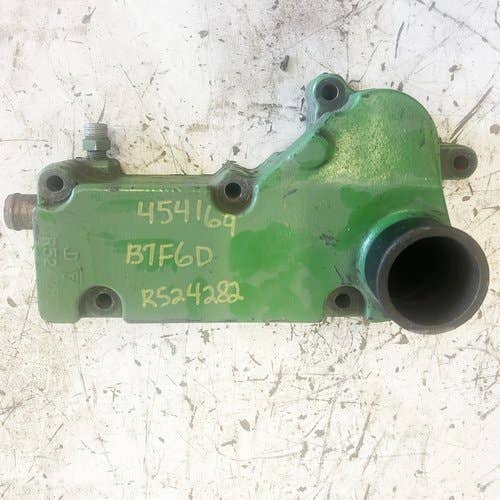 Used Thermostat Housing Cover fits John Deere 9330 9430 9510RT 9520R 9520RT 9520RX 9530 9530T 9560R 9560RT 9570R 9570RT 9570RX 9630 9630T DZ103632