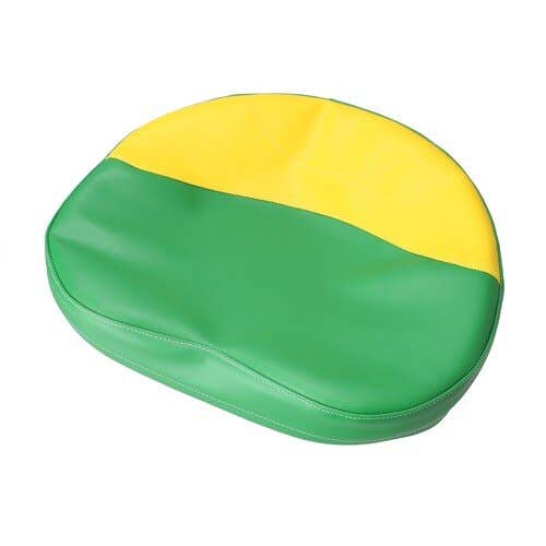 179179 | Tie-on Pan Seat Cover  | Yellow and Green |
