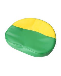 179179 | Tie-on Pan Seat Cover | Yellow and Green |