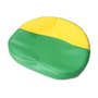 179179 | Tie-on Pan Seat Cover | Yellow and Green | 179179 | Tie-on Pan Seat Cover | Yellow and Green |