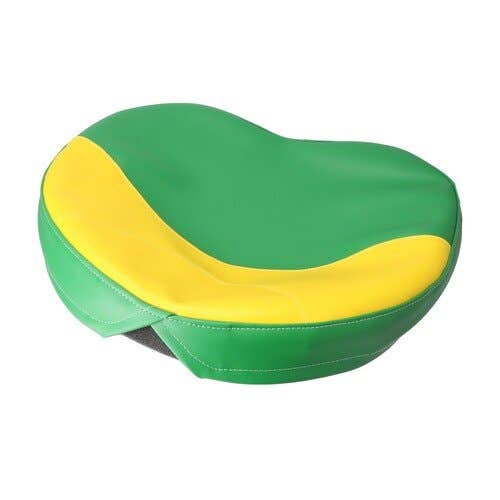 179179 | Tie-on Pan Seat Cover  | Yellow and Green |