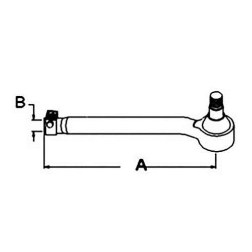 Tie Rod End - Left Hand fits John Deere 2140 2950 3040 2750 3140 AL39315 Tie Rod End - Left Hand fits John Deere 2140 2950 3040 2750 3140 AL39315