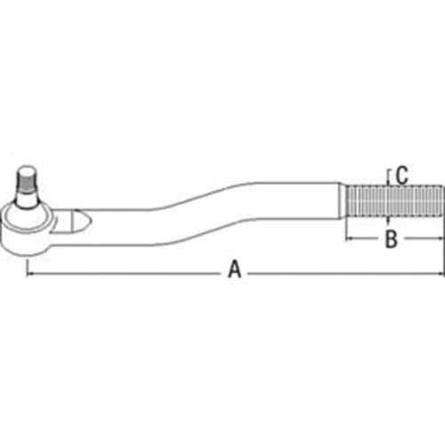 160157 | Tie Rod - MFWD | Ball Joint | Drag Link | Case IH MX180 MX200 MX210 MX220 MX230 | New Holland TG210 TG230 |  | 302643A1 | 302643A1