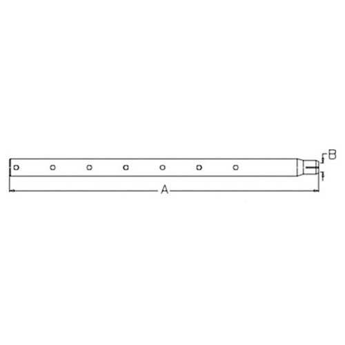 114996 | Tie Rod Tube - Right Hand | John Deere CTS 9400 9410 9450 9500 9510 9550 9560 9600 9610 9650 9660 |  | H130228