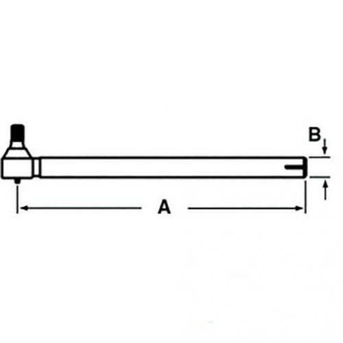 104403 | Tie Rod Tube - with End | Ball Joint | Drag Link | International | Farmall | IH 504 544 606 656 2504 2504 2544 2606 2656 |  | 382569R92