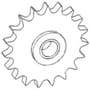 117755 | Tightener Sprocket | Gleaner C E L L2 M2 N5 N6 N7 R40 R50 | | 71128926 117755 | Tightener Sprocket | Gleaner C E L L2 M2 N5 N6 N7 R40 R50 | | 71128926