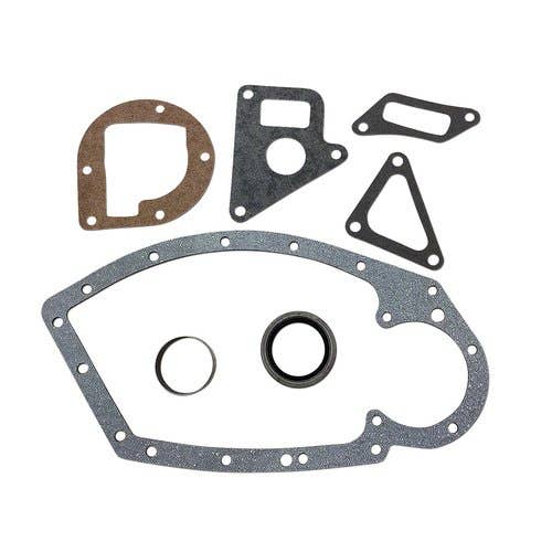 182535 | Timing Cover Gasket Set | International | Farmall | IH A B C C113 C123 C135 C146 C153 Super A Super C T340 T340 100 |  | 46179D | 375745R1 | 375745R2 | 378193R91 | 43294D | 43294DA | 43442D | 43446DA | 45875D | 46179DC | 46871D | 49177D