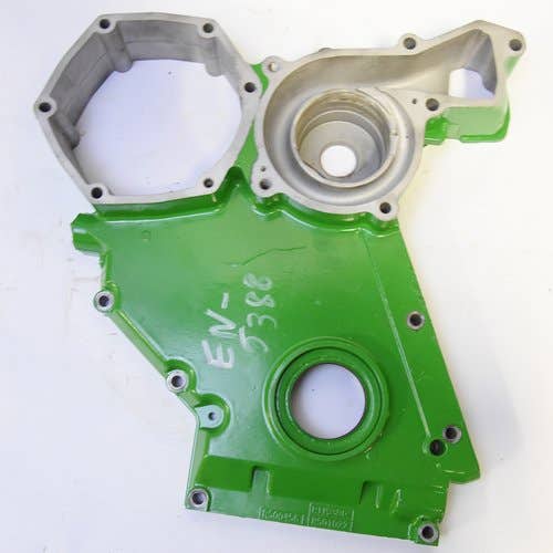 Used Timing Gear Cover fits John Deere 6610 6710 6810 6910 772CH 8100 8200 8210T 8300 8400 540G 548G 640G 648G 740G 748G 644G 653E 7710 7810 R502081