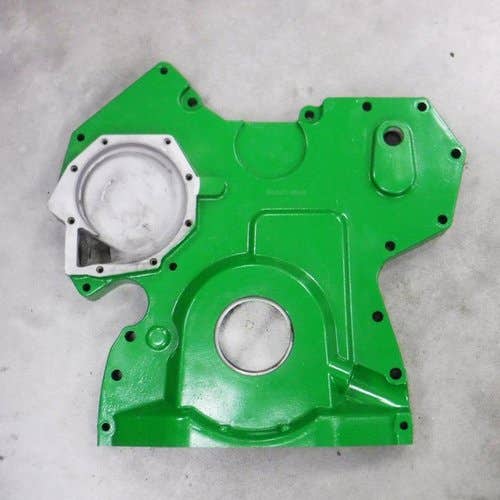 Used Timing Gear Cover fits John Deere 6320 6420 7220 7320 7420 7520 210LJ 670C 670CH 672CH 710J 9550 9550 SH 9560 9560 SH 670C 670CH 672CH RE505840 Used Timing Gear Cover fits John Deere 6320 6420 7220 7320 7420 7520 210LJ 670C 670CH 672CH 710J 9550 9550 SH 9560 9560 SH 670C 670CH 672CH RE505840