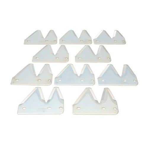 131508 | Top Serrated Chrome End Sickle Section | Right Hand | 10 Pack | Case IH 625 1010 1020 | Hesston 8400 | John Deere 240 300 300 710 710 720 820 890 895 896 1207 1209 1217 1219 1600 |  | 148200C1 | 748137 | E63245 | 148200C1 | 612-050 | 612-080