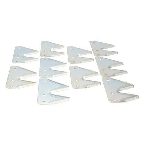 131508 | Top Serrated Chrome End Sickle Section | Right Hand | 10 Pack | Case IH 625 1010 1020 | Hesston 8400 | John Deere 240 300 300 710 710 720 820 890 895 896 1207 1209 1217 1219 1600 |  | 148200C1 | 748137 | E63245 | 148200C1 | 612-050 | 612-080