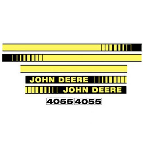 164893 | Tractor Decal Set | Hood | John Deere 4055 | Yellow | John Deere 4055 |  | JD4055